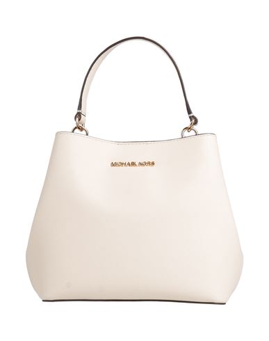 Michael Michael Kors Woman Handbag Ivory Size - Pvc - Polyvinyl Chloride, Polyester, Cotton, Polyure In White