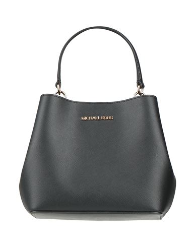 Michael Michael Kors Woman Handbag Black Size - Pvc - Polyvinyl Chloride, Polyester, Cotton, Polyure In Black