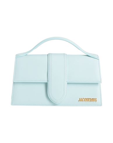 Jacquemus Woman Handbag Sky Blue Size - Leather In Blue