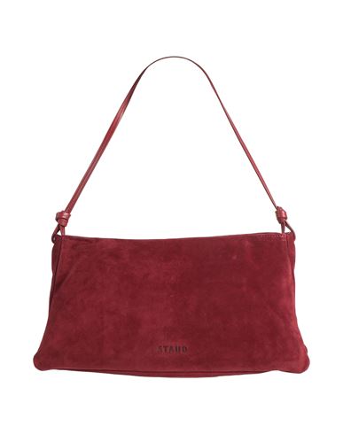 Staud Woman Handbag Burgundy Size - Leather