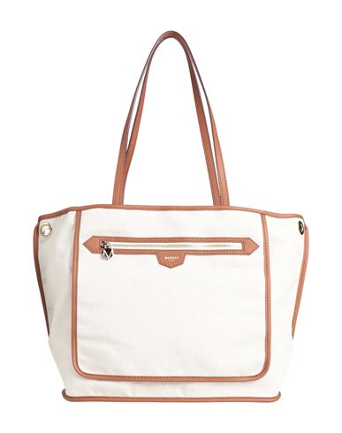 Moreau Paris Woman Shoulder Bag Beige Size - Textile Fibers