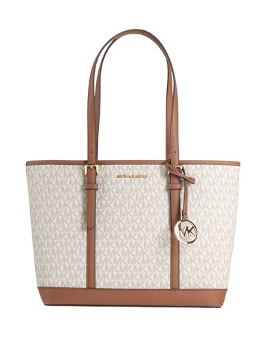Michael Michael Kors Woman Handbag Off White Size - Textile Fibers In White