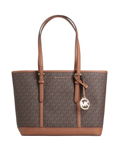 Michael Michael Kors Woman Handbag Brown Size - Textile Fibers In Brown