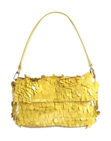 Staud Woman Handbag Yellow Size - Acrylic