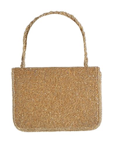 Staud Woman Handbag Gold Size - Textile Fibers
