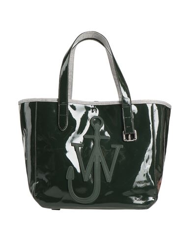 Jw Anderson Woman Handbag Dark Green Size - Leather, Textile Fibers In Green