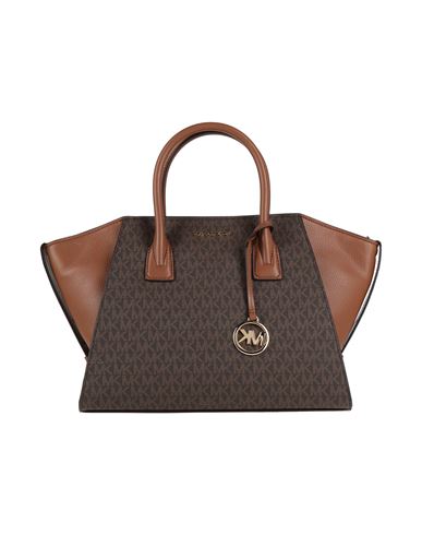 Michael Michael Kors Woman Handbag Dark Brown Size - Pvc - Polyvinyl Chloride, Polyester, Polyuretha In Brown