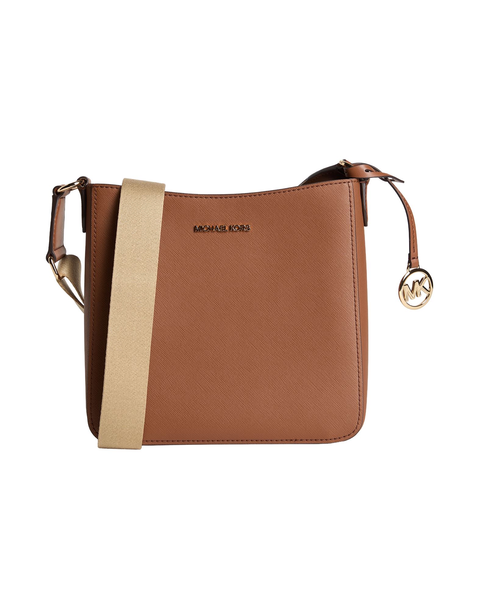 【人気】　マイケルコース　ケンリー　ボディバッグ　MK総柄　PVCレザー　白/茶 Michael Kors マイケルコース MKシグネチャー ボディバッグ PVC