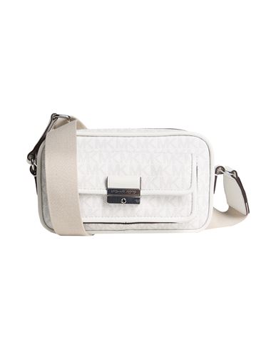 Michael Michael Kors Woman Cross-body Bag Off White Size - Textile Fibers In White