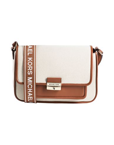 Michael Michael Kors Woman Cross-body Bag Brown Size - Textile Fibers In Brown