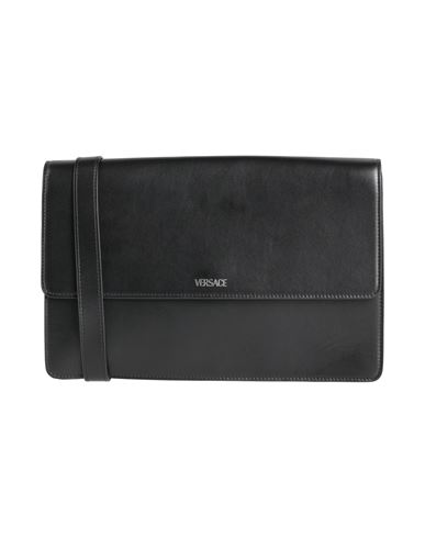 Versace Woman Cross-body Bag Black Size - Calfskin