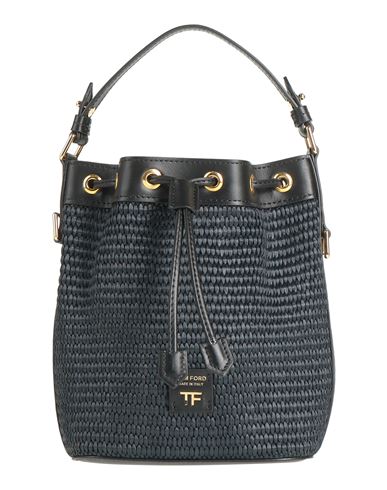 Tom Ford Woman Handbag Black Size - Viscose, Cotton, Calfskin, Brass