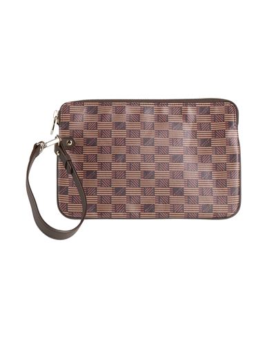 Moreau Paris Woman Handbag Chocolate Brown Size - Textile Fibers In Blue