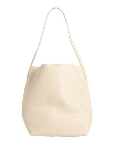 Mansur Gavriel Woman Shoulder Bag Ivory Size - Leather
