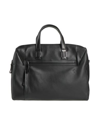 Piquadro Man Handbag Black Size - Cow Leather