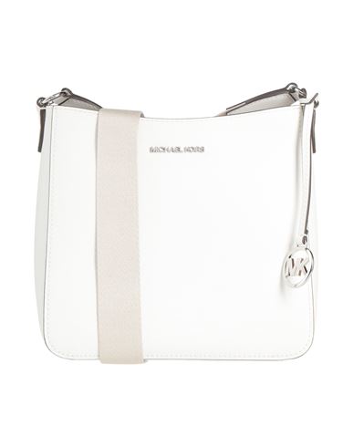 Michael Michael Kors Woman Cross-body Bag White Size - Polyester In White