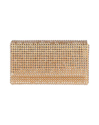 Amina Muaddi Woman Handbag Marigold Size - Textile Fibers