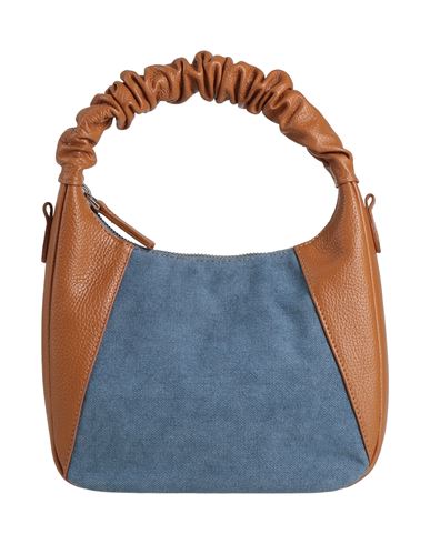 Innue' Woman Handbag Brown Size - Leather, Textile Fibers