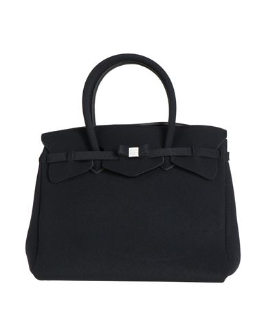 Save My Bag Woman Handbag Black Size - Polyamide, Elastane In Black
