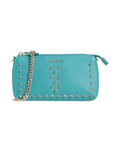 La Carrie Woman Cross-body Bag Turquoise Size - Leather In Blue