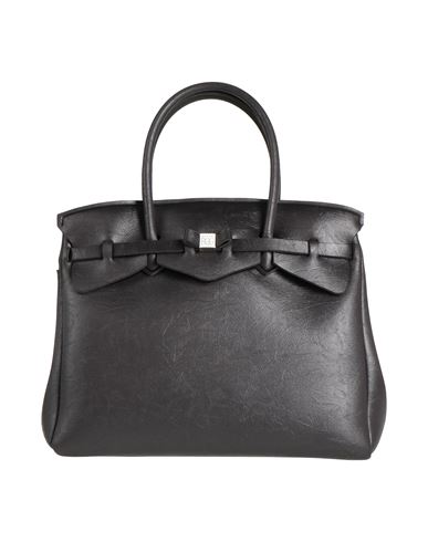 Save My Bag Woman Handbag Black Size - Polyamide, Elastane In Black