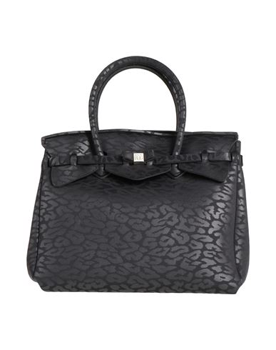 Save My Bag Woman Handbag Black Size - Polyamide, Elastane In Black