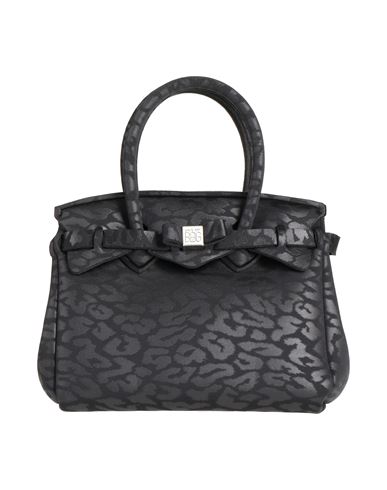 Save My Bag Woman Handbag Black Size - Polyamide, Elastane In Black