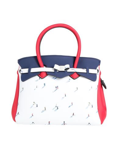 Save My Bag Woman Handbag White Size - Peek (polyether - Ether - Ketone), Polyester, Elastane In White
