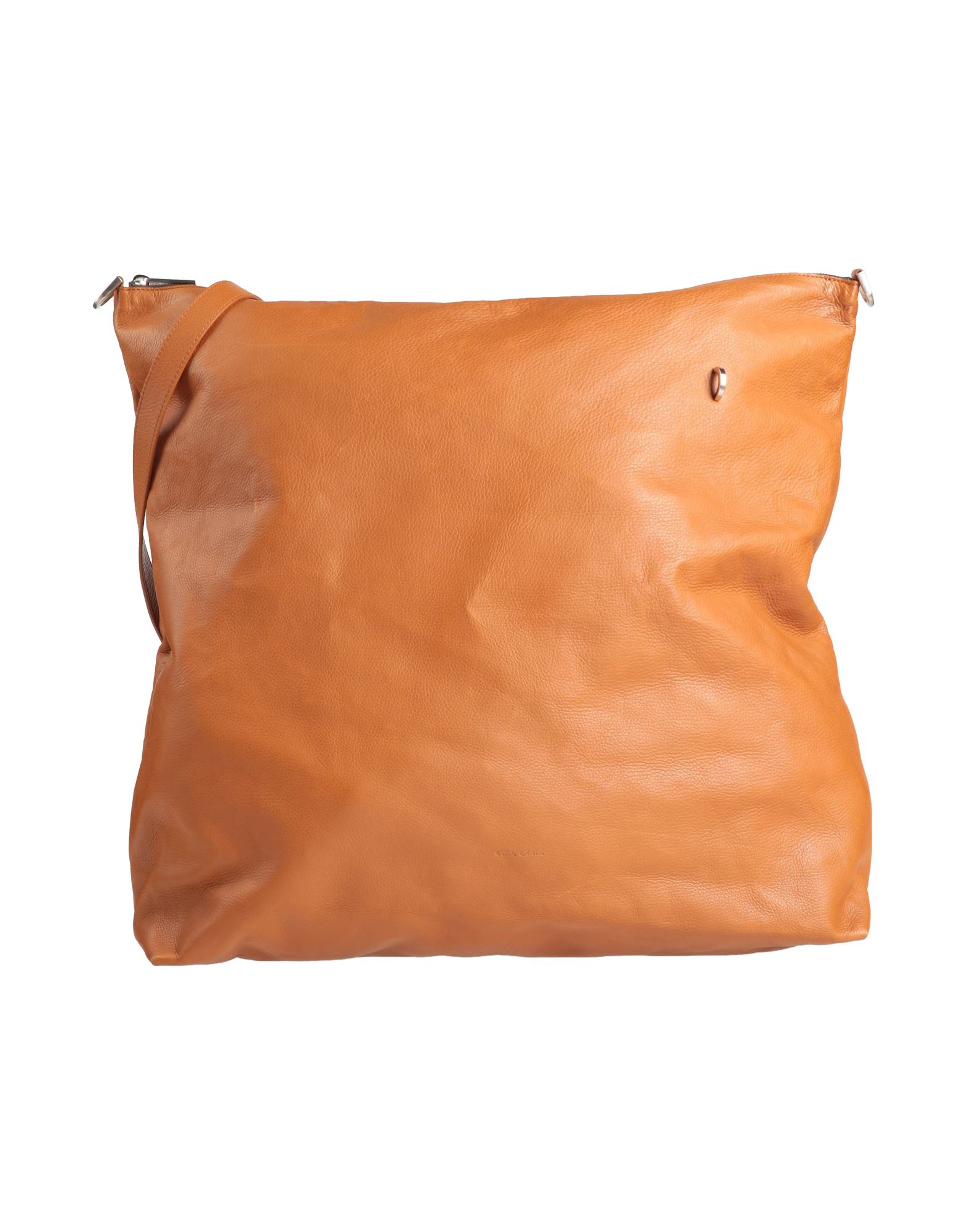 Rick Owens スモールレザーショルダーバッグ オレンジ Rick Owens スモールレザーショルダーバッグ オレンジ