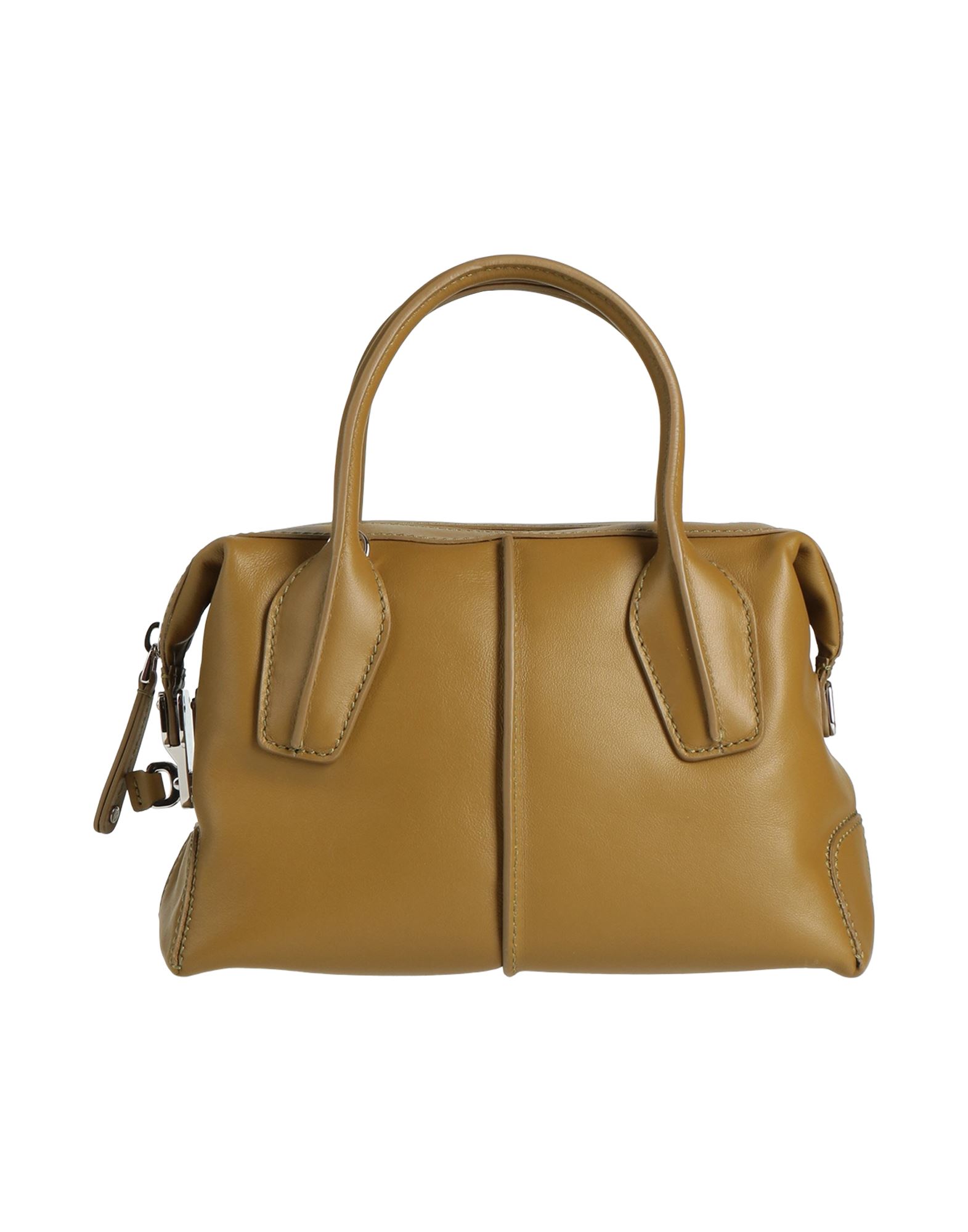【美品】TOD'S トッズ フラットトート レザーキャメル 薄マチ 台形バッグ ✨️美品✨️ TOD's トッズ トートバッグ キャメル レザー