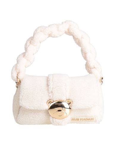 Rue Madam Woman Handbag Cream Size - Polyester In White