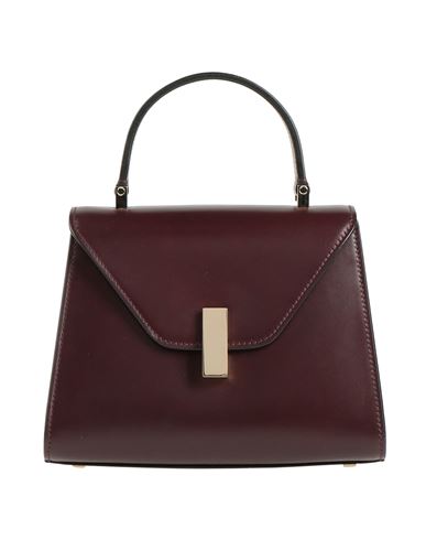 Valextra Woman Handbag Burgundy Size - Calfskin