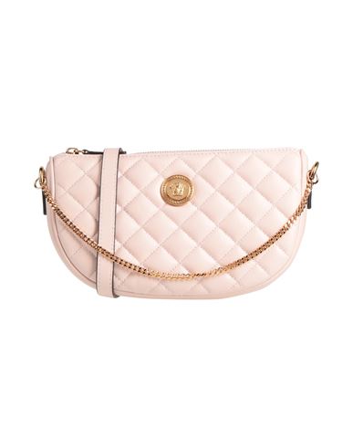 Versace Woman Cross-body Bag Blush Size - Lambskin In Pink