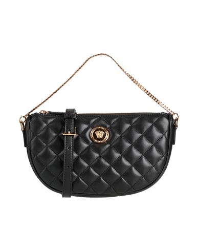 Versace Woman Cross-body Bag Black Size - Lambskin
