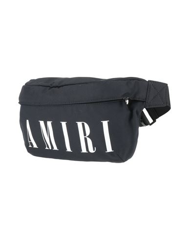 Amiri Man Belt Bag Black Size - Textile Fibers, Leather In Black