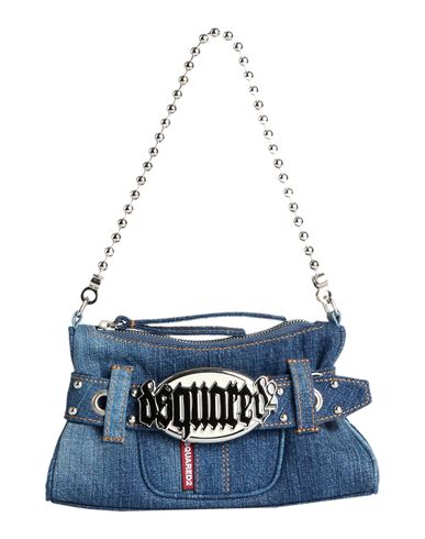 Dsquared2 Woman Handbag Blue Size - Cotton In Blue