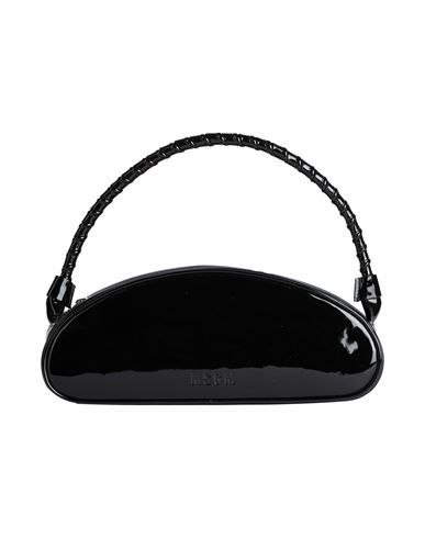 Msgm Woman Handbag Black Size - Calfskin In Black