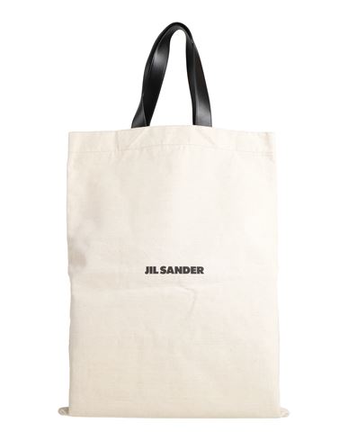 Jil Sander Woman Handbag Beige Size - Textile Fibers, Leather In Sand