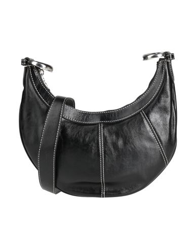 Marine Serre Woman Cross-body Bag Black Size - Calfskin In Black