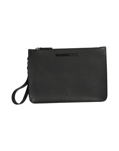 Dsquared2 Man Handbag Black Size - Calfskin In Black