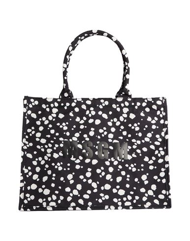 Msgm Woman Handbag Black Size - Textile Fibers In Black