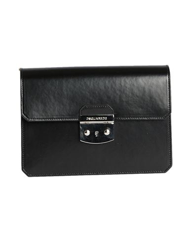 Dsquared2 Man Handbag Black Size - Calfskin In Black
