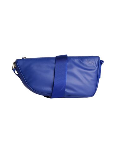 Burberry Woman Cross-body Bag Bright Blue Size - Bull Skin In Blue