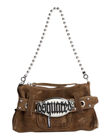 Dsquared2 Woman Handbag Brown Size - Cotton In Brown