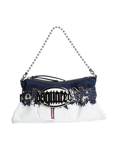 Dsquared2 Woman Handbag Blue Size - Cotton In Blue
