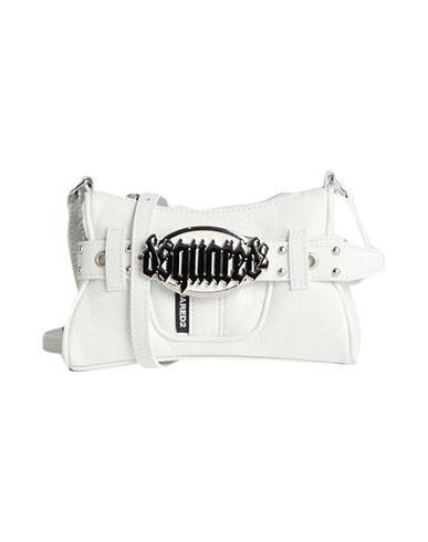 Dsquared2 Woman Cross-body Bag White Size - Leather In White