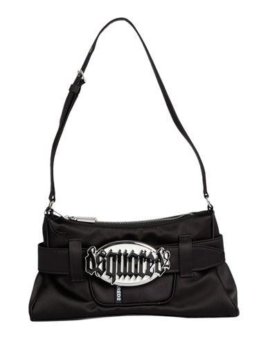 Dsquared2 Woman Handbag Black Size - Viscose, Silk In Black