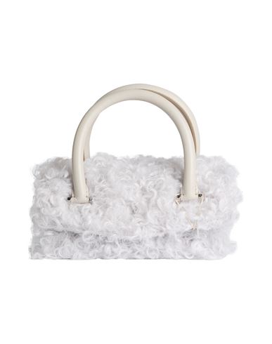 Patrizia Pepe Woman Handbag Light Grey Size - Shearling In Gray