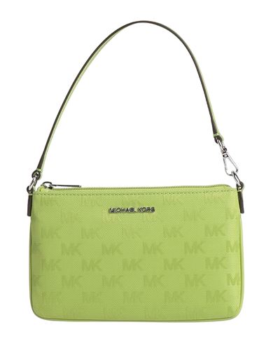 Michael Michael Kors Woman Handbag Light Green Size - Textile Fibers In Green