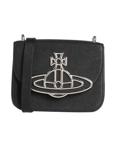 Vivienne Westwood Woman Cross-body Bag Black Size - Leather In Black